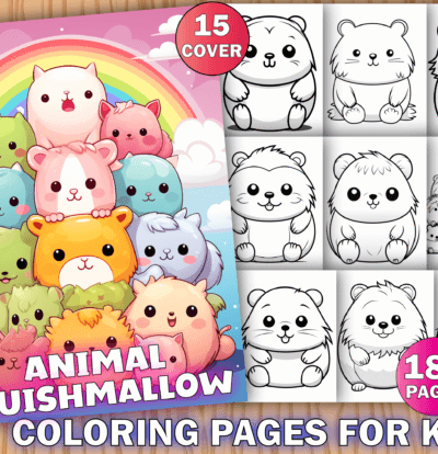 Squishmallows Coloring Pages for Kids