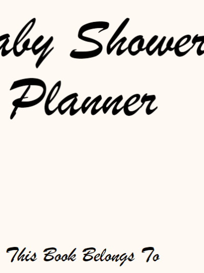 Digital Baby Shower Planner