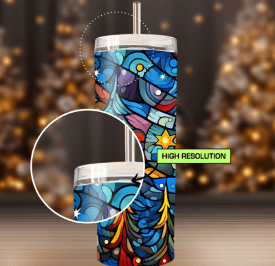 Rotating tumbler mockup