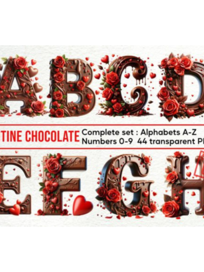 Chocolate Alphabet & Number