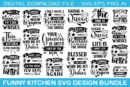 Funny Kitchen SVG Bundle /Cutting Board