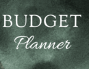 Editable Digital Budget Planner Template