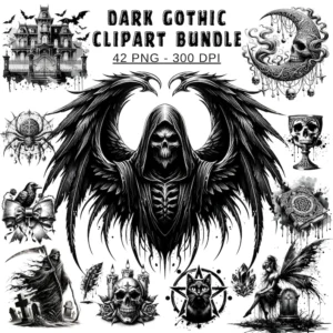 Gothic Clipart PNG 15 design