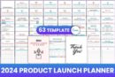 2024 Product Launch Planner Canva