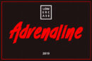 Adrenaline Font