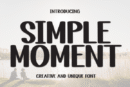 Simple Moment Font