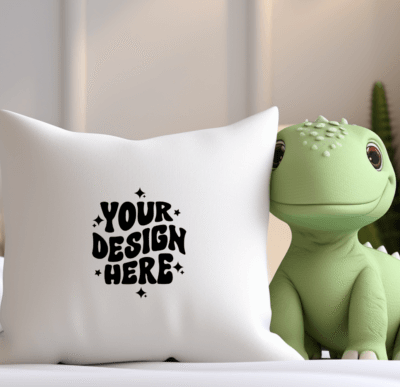 Kids Pillow Mockup