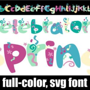 Celebratory Spring Font