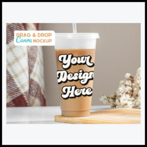 Iced Coffee Venti Cup Mockup