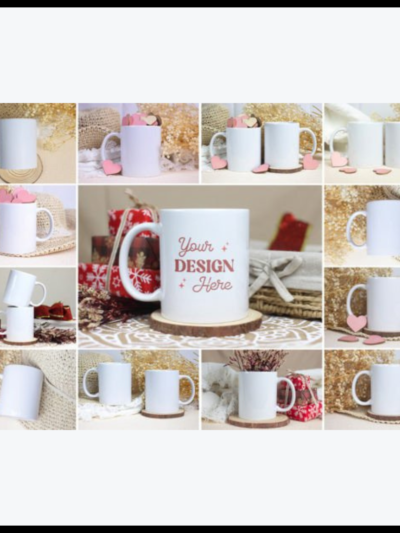 11oz Coffee Mug Mockups, Bundle Mockup