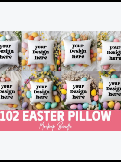 Easter Pillow Mockup Bundle