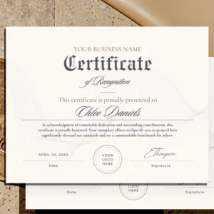 Certificates
