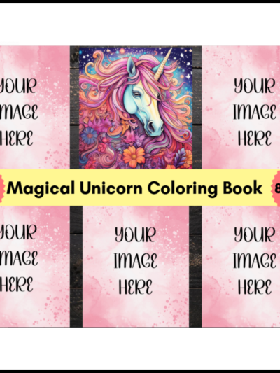 COLORING BOOK MOCKUP