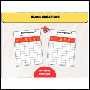 Blood Sugar Planner