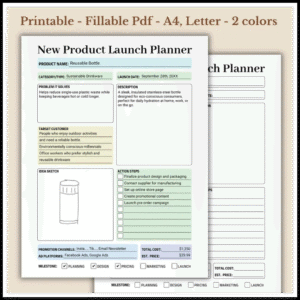 Product Launch Planner