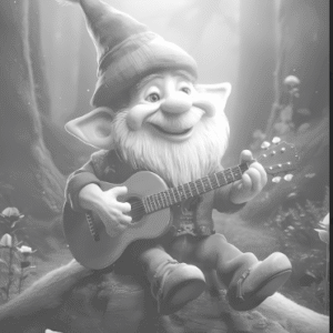 034 Gnome with Guitar