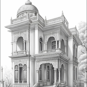 091 Architektur Indian Houses