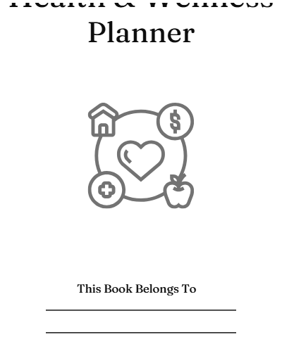 Health and Wellness Planner