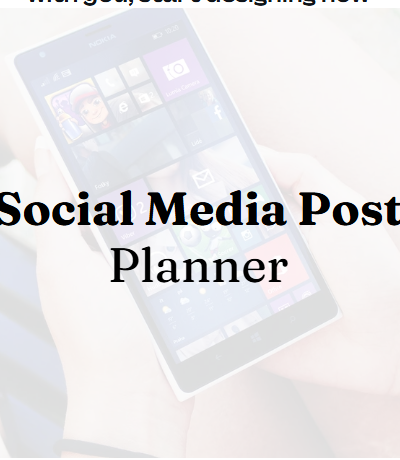 Social Media Post Planner