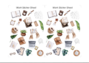Work Sticker Sheet