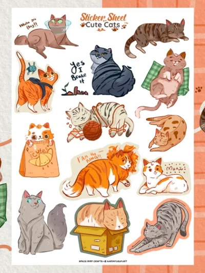 PETS-STICKER SHEET