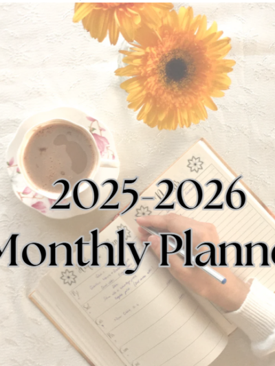 MONTHLY PLANNER