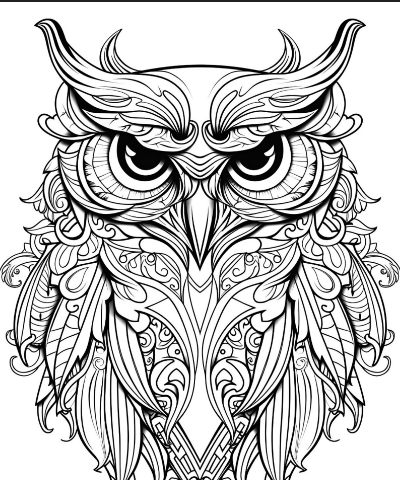 304 Mandala Owls