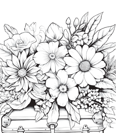 329 Vintage Flower Objects