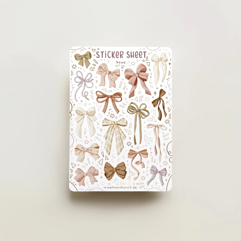 STICKER SHEETS RIBBON