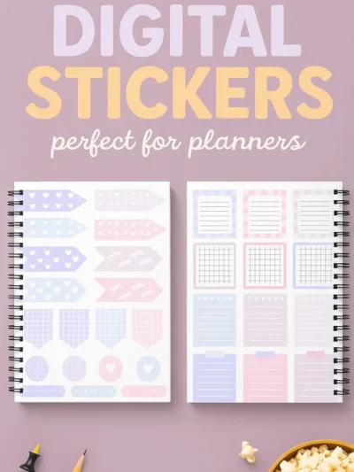 STICKER SHEET PASTEL NOTES