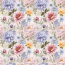floral flower pink blue rose