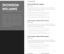 Professional CV Resume Template Vol.8