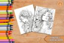 Femme Coloring Pages
