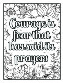 Motivational Quotes Coloring Pages