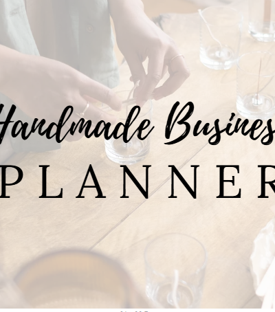 Handmade Business Planner