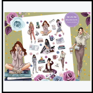 Planner Girl Sticker Sheet 1