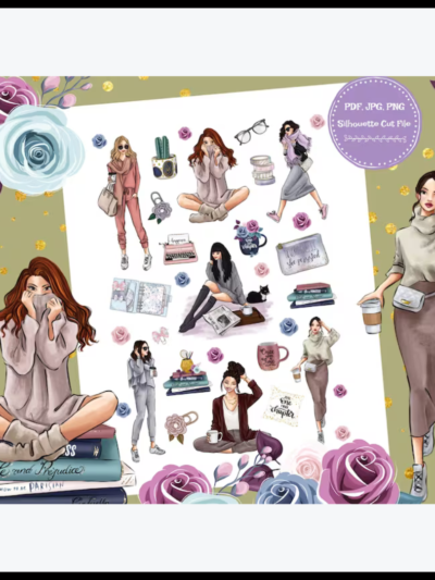 Planner Girl Sticker Sheet 1