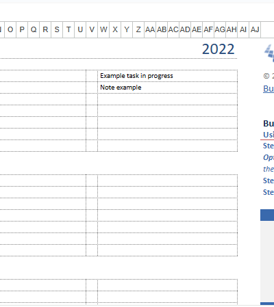 bullet journal templates.xlsx