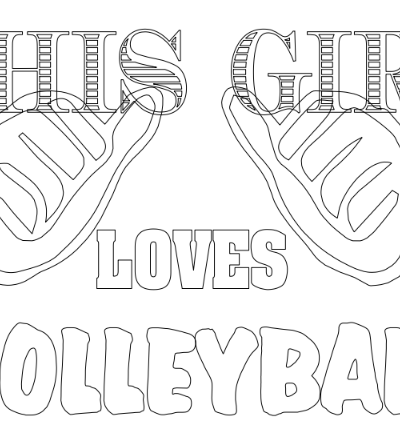 this girl loves volleyball