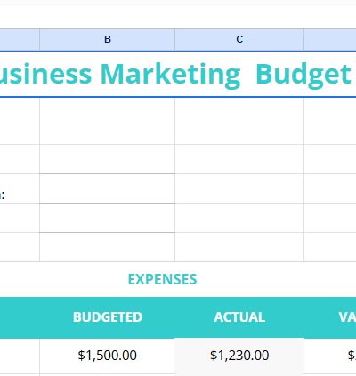 Business Marketing Budget Template.xlsx
