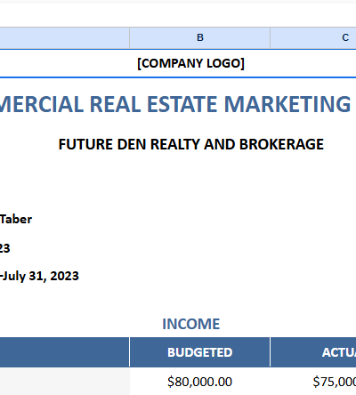 Commercial Account Analysis Form Template A4.xlsx