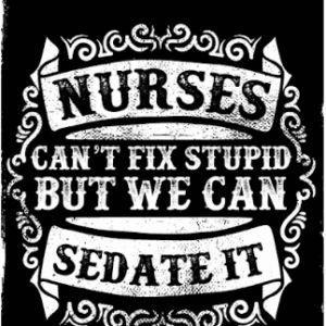 Nurses Can Sedate it