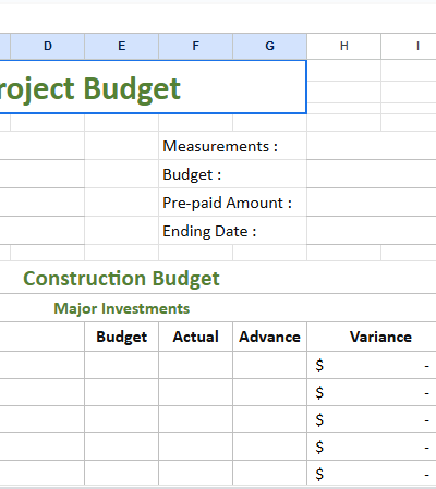 construction project budget template.xlsx