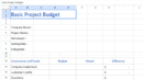 Basic project budget.xlsx