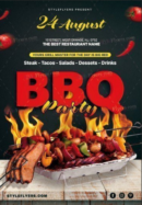 BBQ PSD Flyer Template