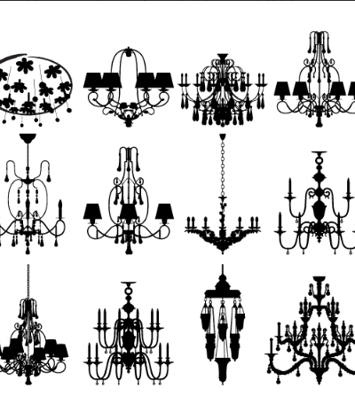 Candelabros - 50 Elementos eps