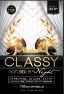 White Classy Flyer