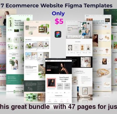 7 Ecommerce Website Figma Templates