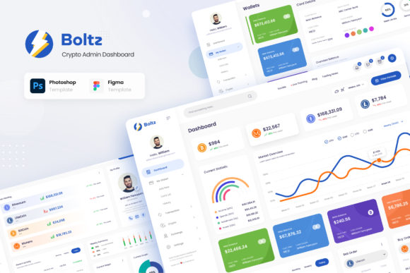 Boltz - Crypto Admin Panel Dashboard UI