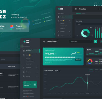 Event Ticketing Admin Dashboard UI